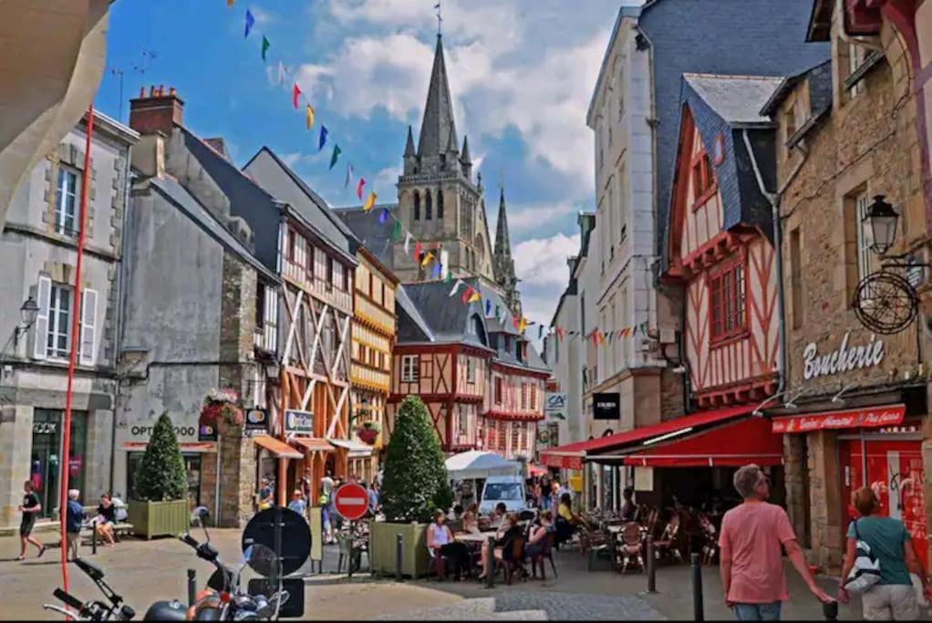L'Incontournable, Centre Ville Petit Parking Wifi Linge En Option ヴァンヌ エクステリア 写真